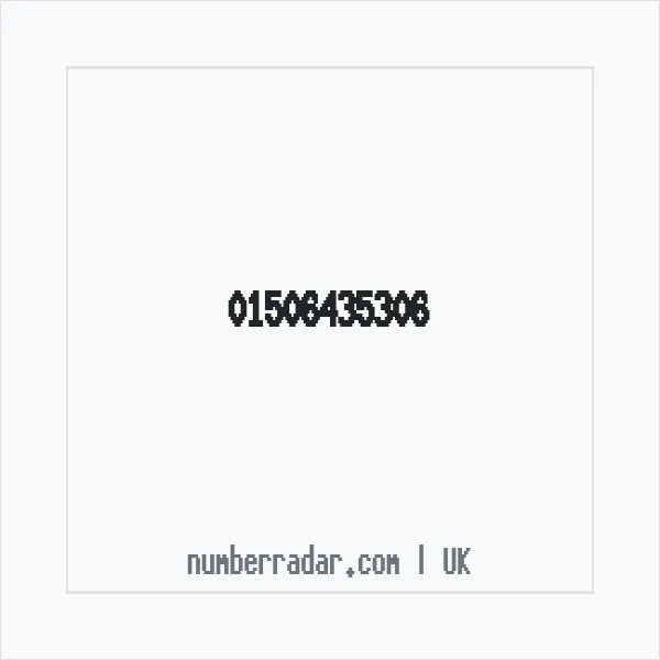 Reverse number check for +44 1506 435306 — who called me?