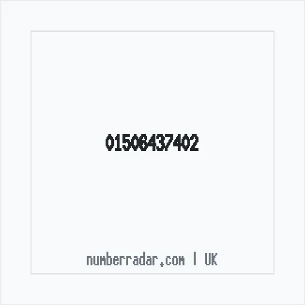 Reverse number check for +44 1506 437402 — who called me?