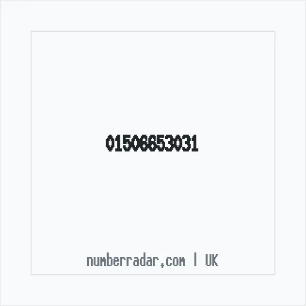 Reverse number check for +44 1506 653031 — who called me?