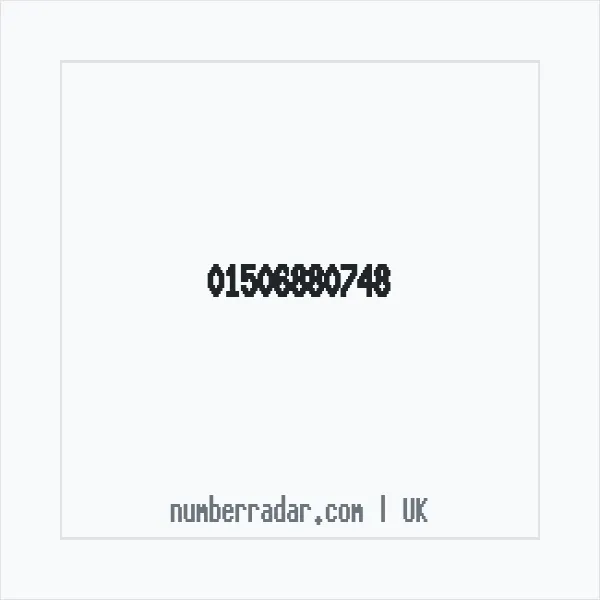 Reverse number check for +44 1506 880748 — who called me?