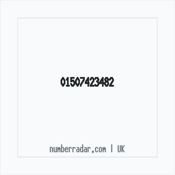 Reverse number check for +44 1507 423482 — who called me?