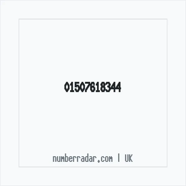 Reverse number check for +44 1507 618344 — who called me?