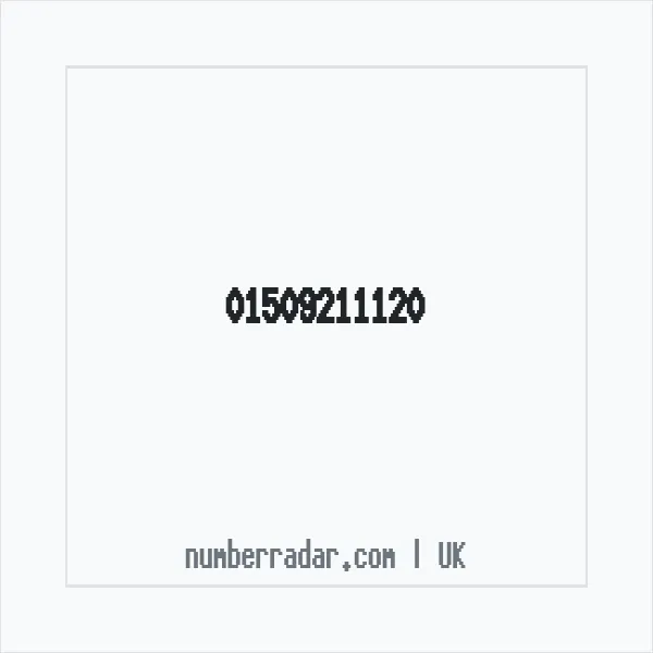 Reverse number check for +44 1509 211120 — who called me?