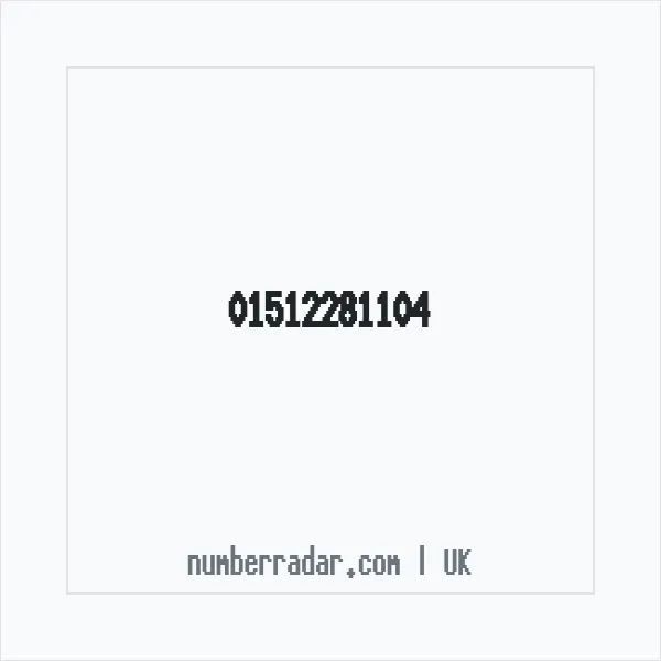 Reverse number check for +44 151 228 1104 — who called me?