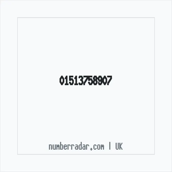 Reverse number check for +44 151 375 8907 — who called me?