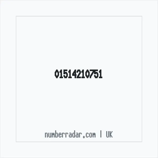 Reverse number check for +44 151 421 0751 — who called me?