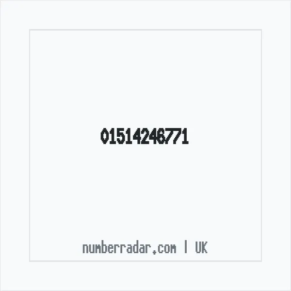 Reverse number check for +44 151 424 6771 — who called me?