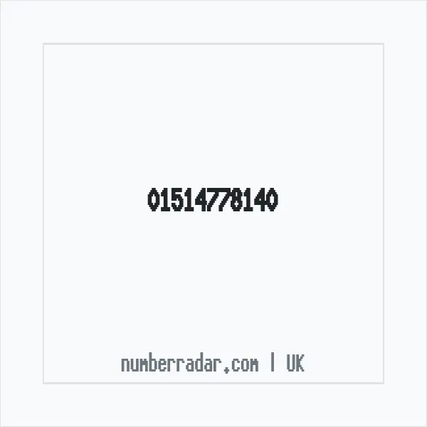 Reverse number check for +44 151 477 8140 — who called me?