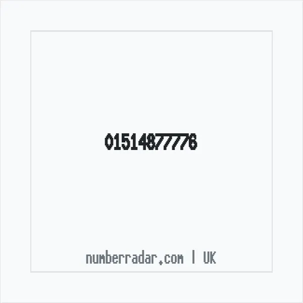 Reverse number check for +44 151 487 7776 — who called me?