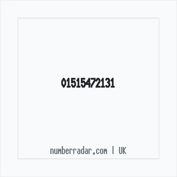 Reverse number check for +44 151 547 2131 — who called me?
