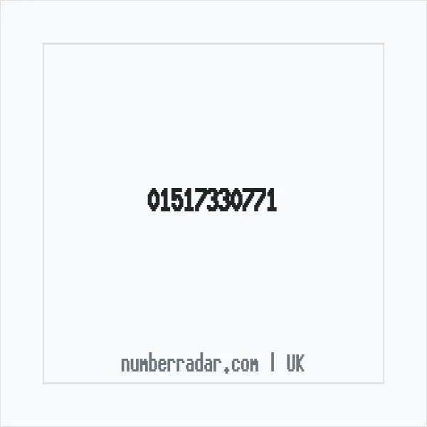 Reverse number check for +44 151 733 0771 — who called me?