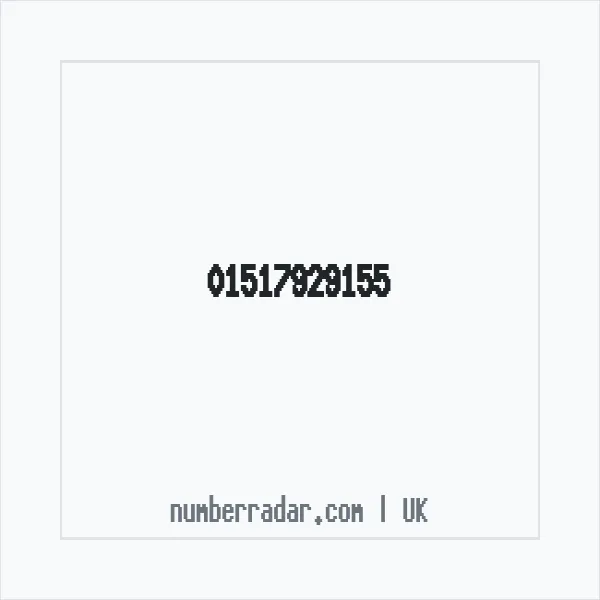 Reverse number check for +44 151 792 9155 — who called me?