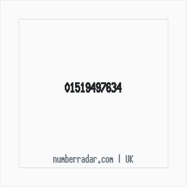 Reverse number check for +44 151 949 7634 — who called me?