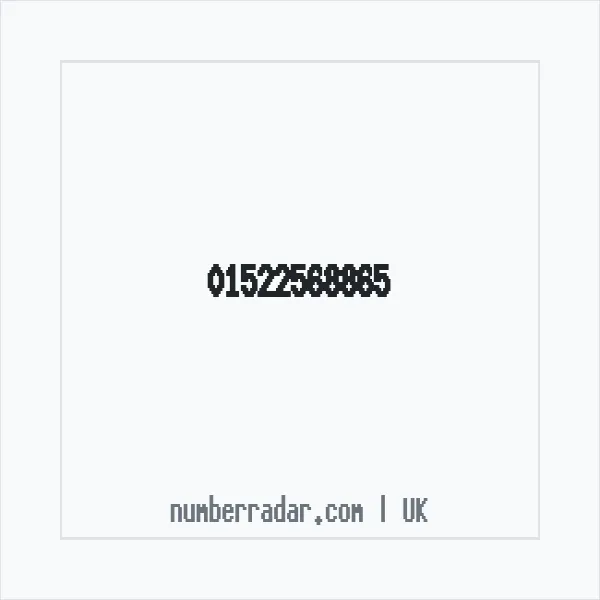 Reverse number check for +44 1522 568865 — who called me?