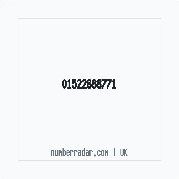 Reverse number check for +44 1522 688771 — who called me?