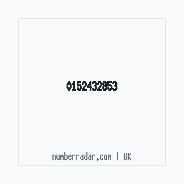 Reverse number check for +44 152432853 — who called me?