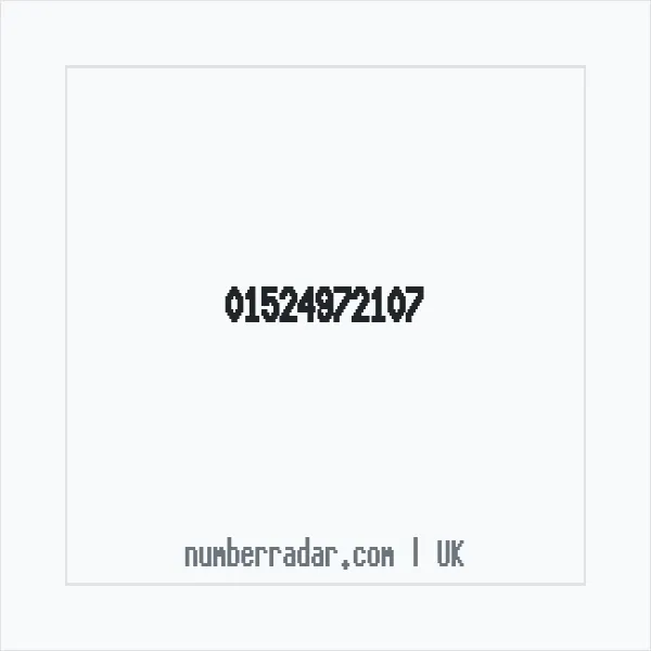 Reverse number check for +44 1524 972107 — who called me?