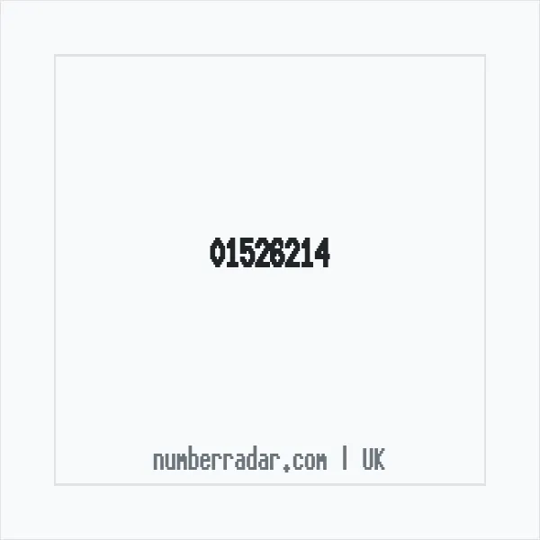 Reverse number check for +44 1526214 — who called me?