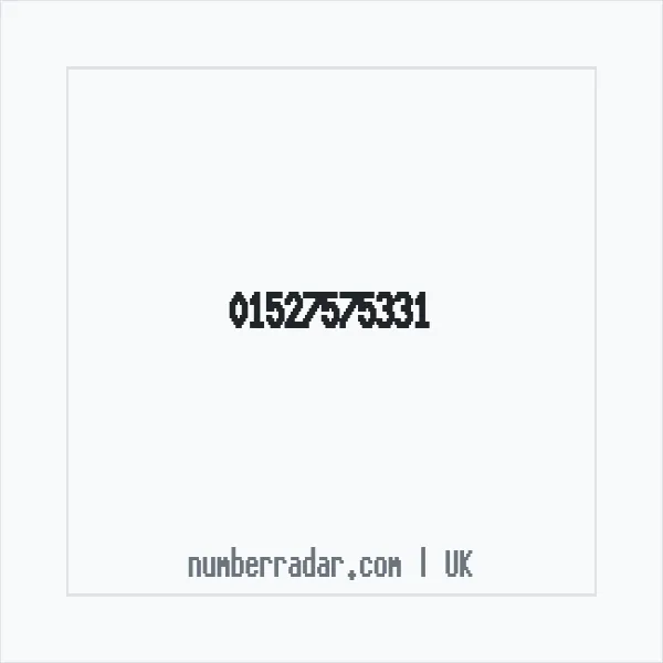 Reverse number check for +44 1527 575331 — who called me?