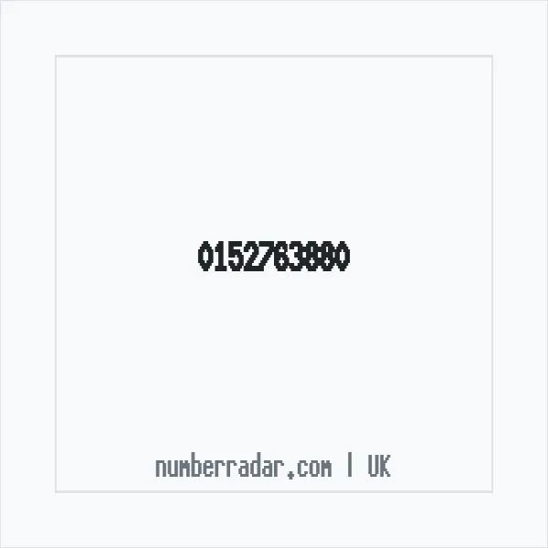 Reverse number check for +44 152763880 — who called me?