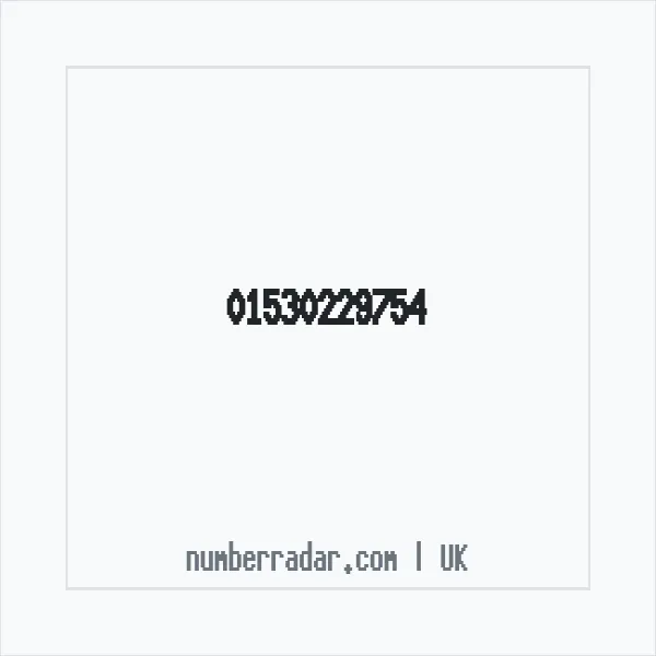 Reverse number check for +44 1530 229754 — who called me?