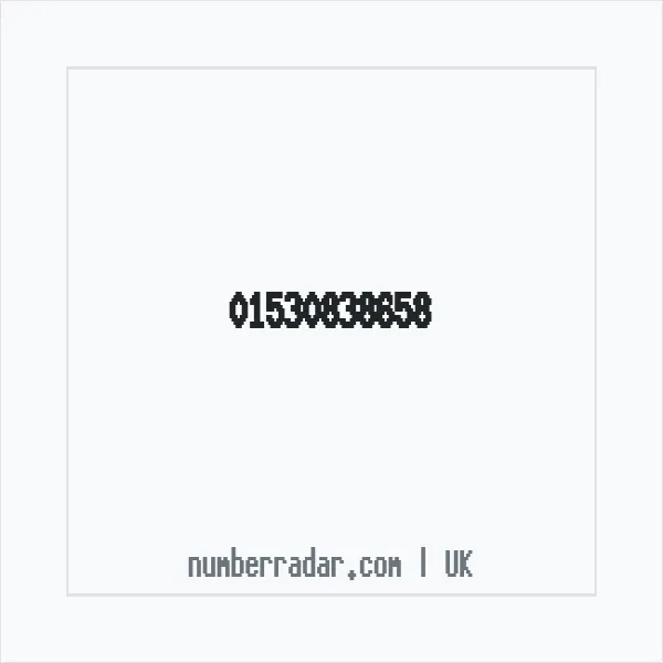 Reverse number check for +44 1530 838658 — who called me?