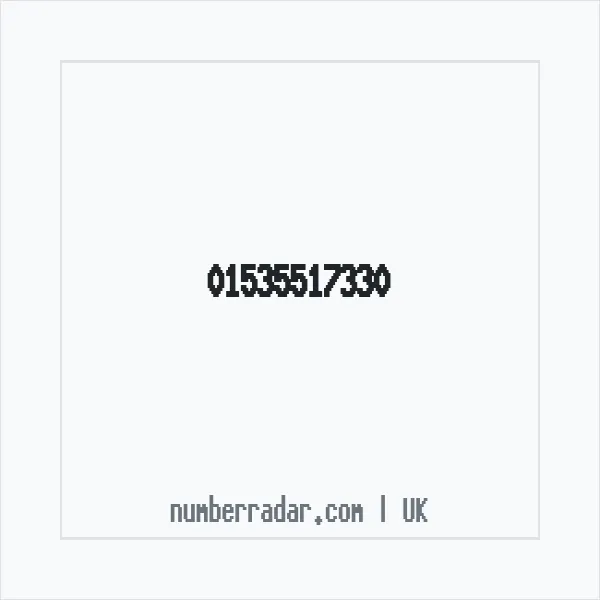 Reverse number check for +44 1535 517330 — who called me?