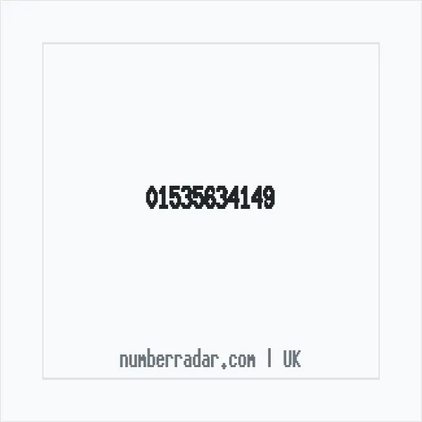 Reverse number check for +44 1535 634149 — who called me?