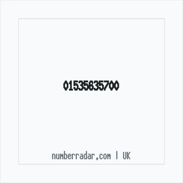 Reverse number check for +44 1535 635700 — who called me?