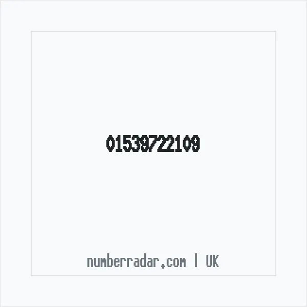 Reverse number check for +44 1539 722109 — who called me?