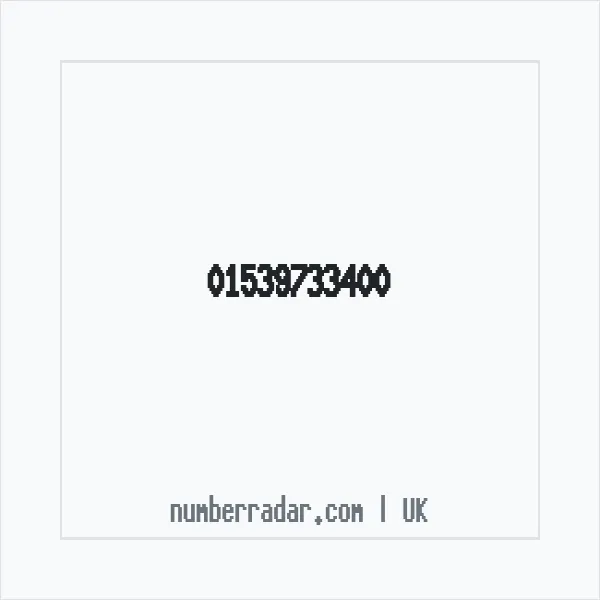 Reverse number check for +44 1539 733400 — who called me?