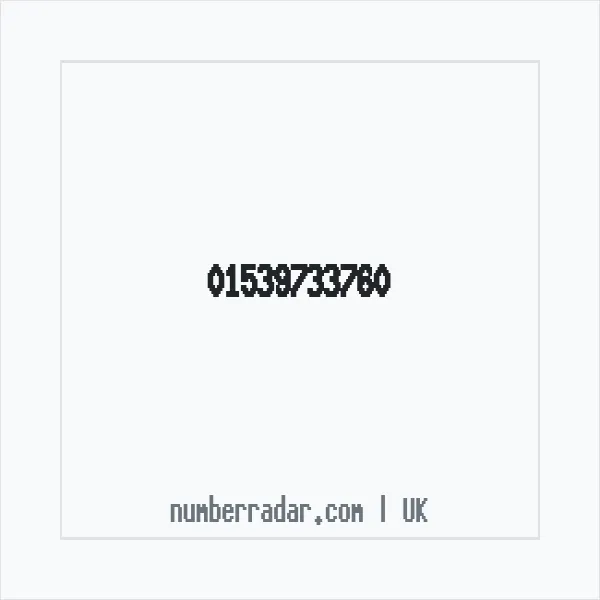 Reverse number check for +44 1539 733760 — who called me?