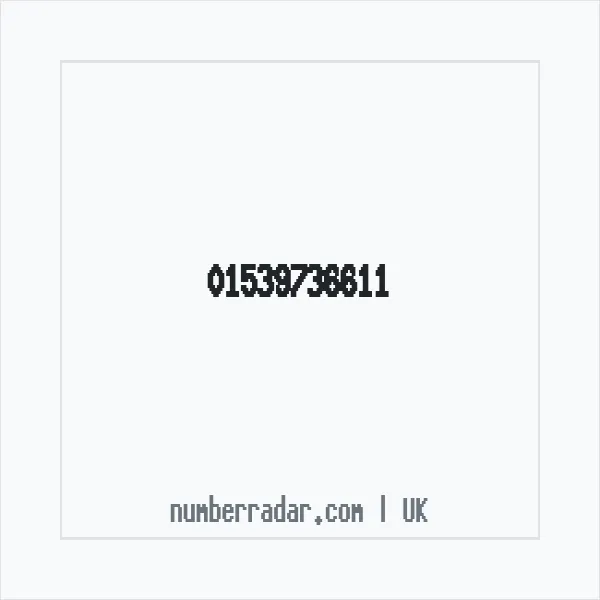 Reverse number check for +44 1539 736611 — who called me?