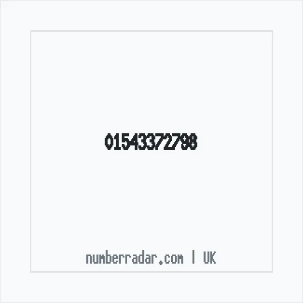 Reverse number check for +44 1543 372798 — who called me?