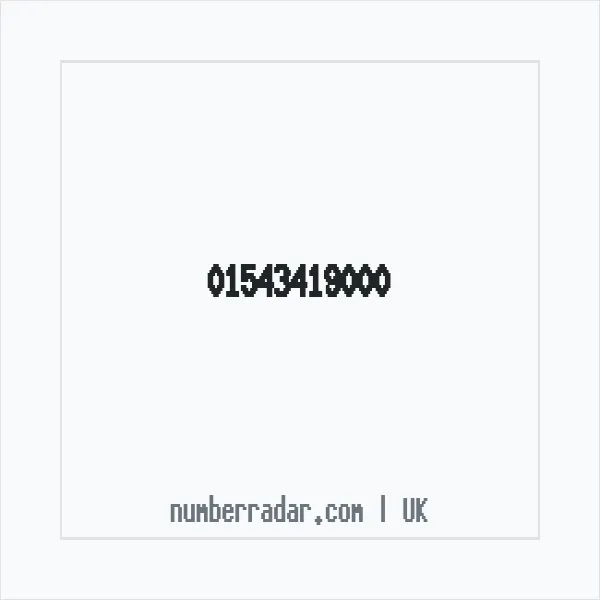 Reverse number check for +44 1543 419000 — who called me?