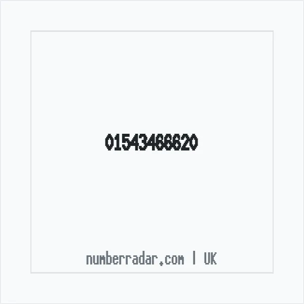 Reverse number check for +44 1543 466620 — who called me?