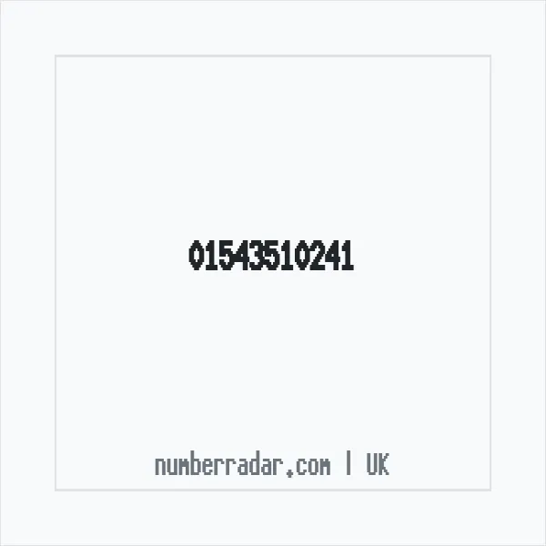 Reverse number check for +44 1543 510241 — who called me?