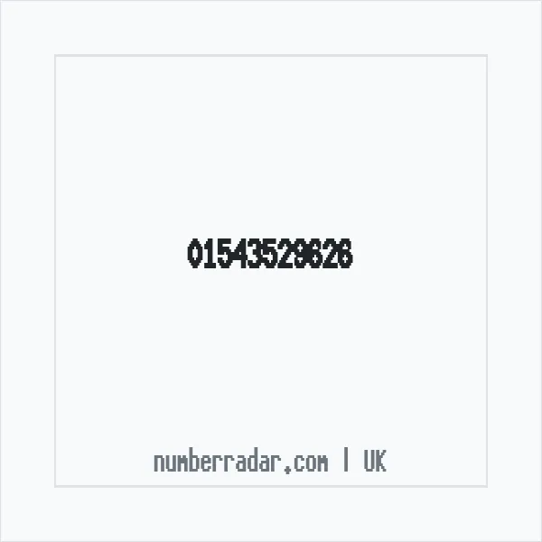 Reverse number check for +44 1543 529626 — who called me?