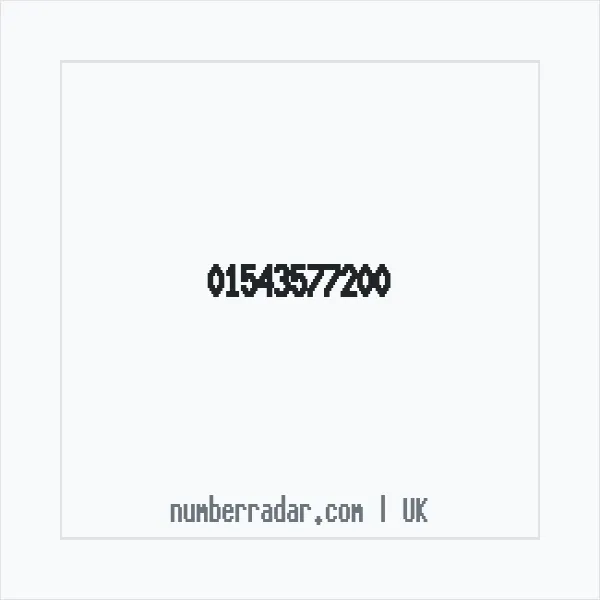 Reverse number check for +44 1543 577200 — who called me?