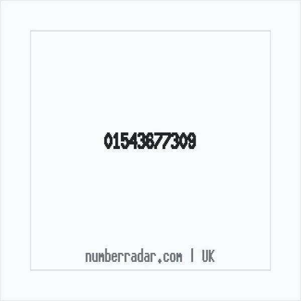 Reverse number check for +44 1543 677309 — who called me?