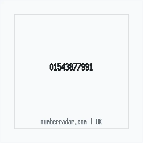 Reverse number check for +44 1543 877991 — who called me?
