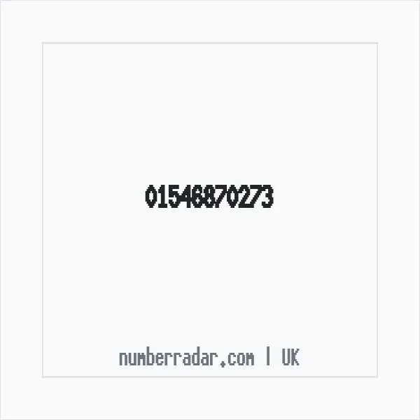 Reverse number check for +44 1546 870273 — who called me?