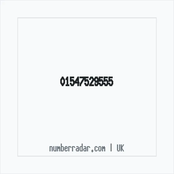 Reverse number check for +44 1547 529555 — who called me?
