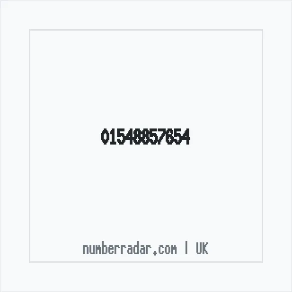 Reverse number check for +44 1548 857654 — who called me?