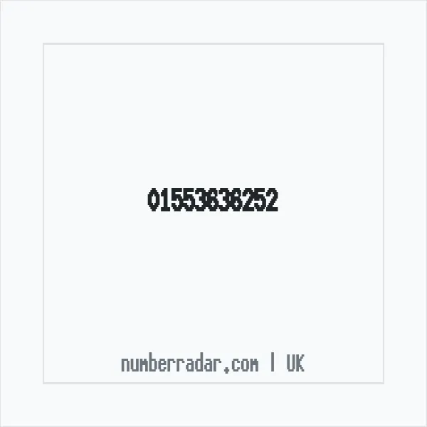 Reverse number check for +44 1553 636252 — who called me?