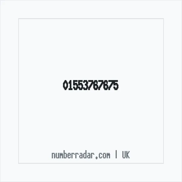 Reverse number check for +44 1553 767675 — who called me?