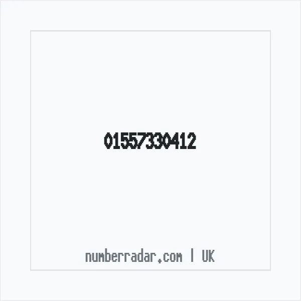 Reverse number check for +44 1557 330412 — who called me?