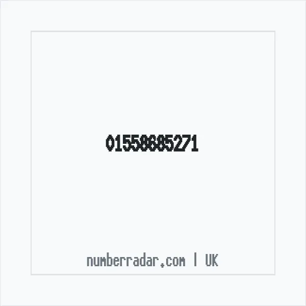 Reverse number check for +44 1558 685271 — who called me?