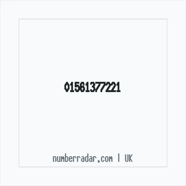 Reverse number check for +44 1561 377221 — who called me?