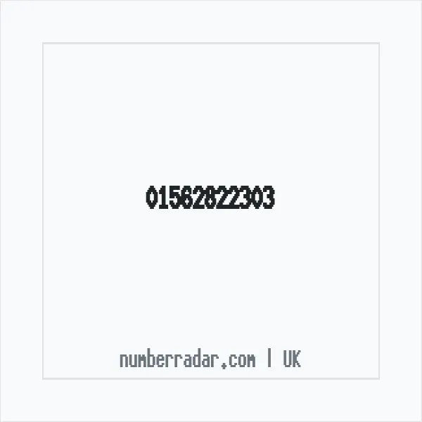 Reverse number check for +44 1562 822303 — who called me?